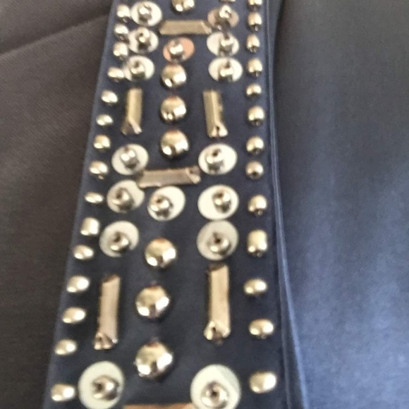 Blue Tie Dye Beaded Silk Kimono Cardigan - Picture 8 of 8